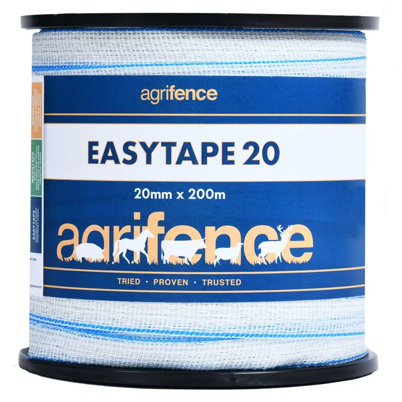 Agrifence Easytape 200mx20mm in Green/White-1